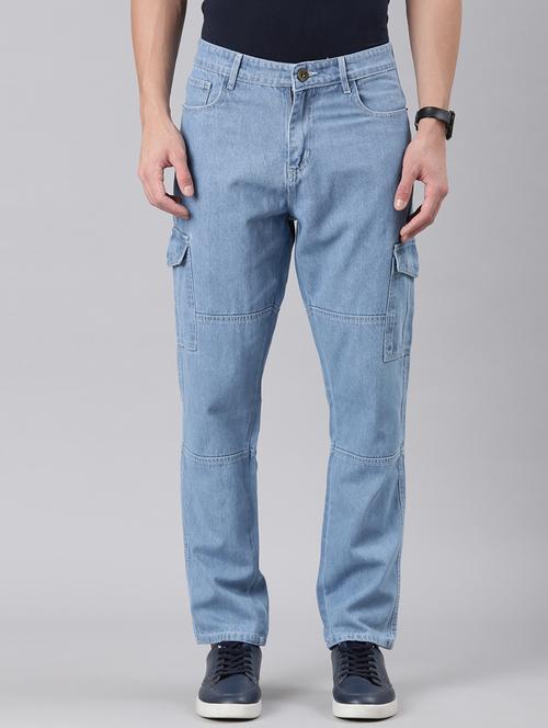 blue denim cargos - 21989518 -  Standard Image - 0