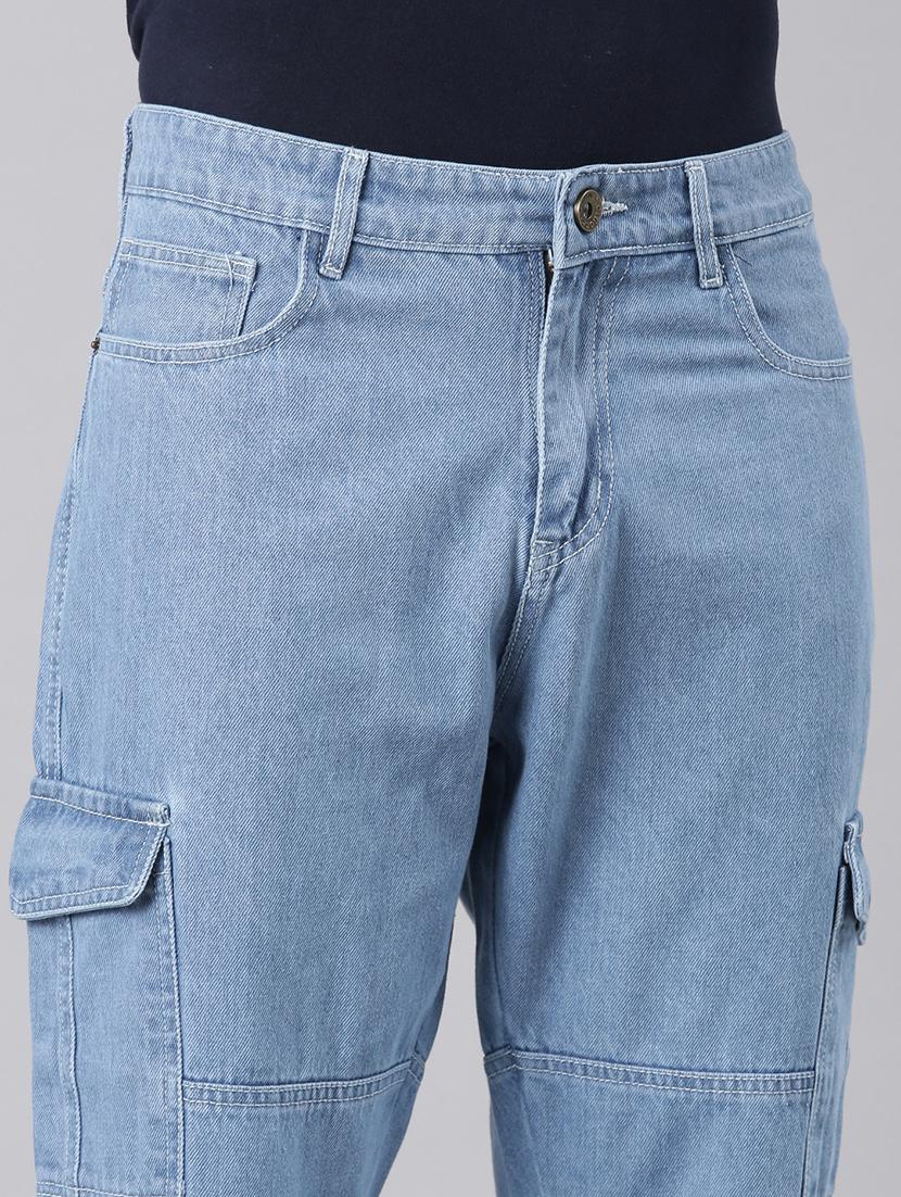 blue denim cargos - 21989518 - Standard Image - 5