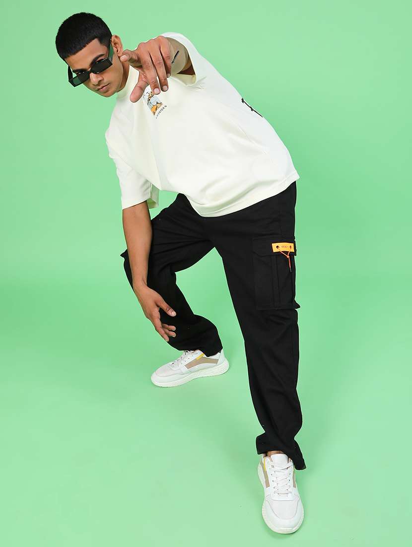 men printed short sleeve regular fit t-shirt - 21989675 -  Standard Image - 3