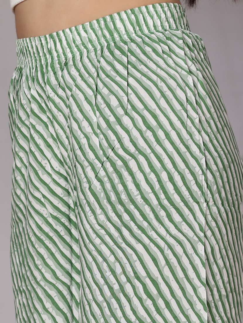 women printed mid rise palazzo - 21989798 -  Standard Image - 5