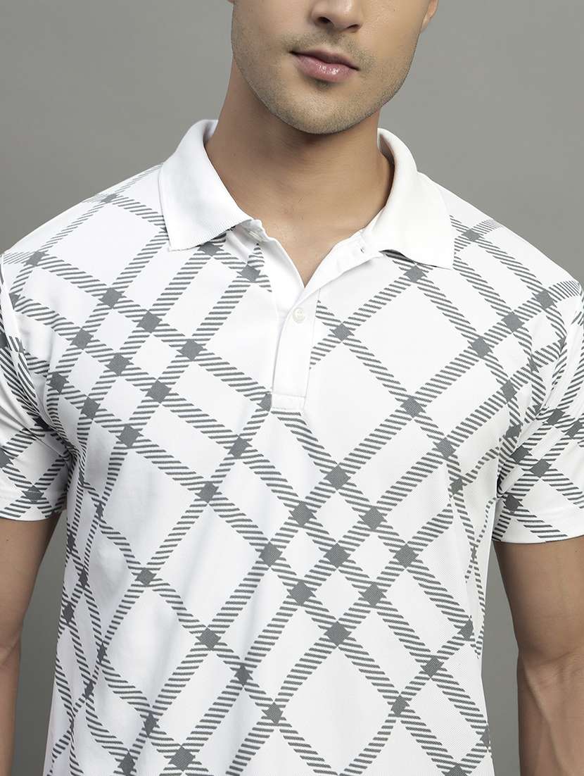 men printed short sleeve regular fit polo t-shirt - 21989835 -  Standard Image - 3