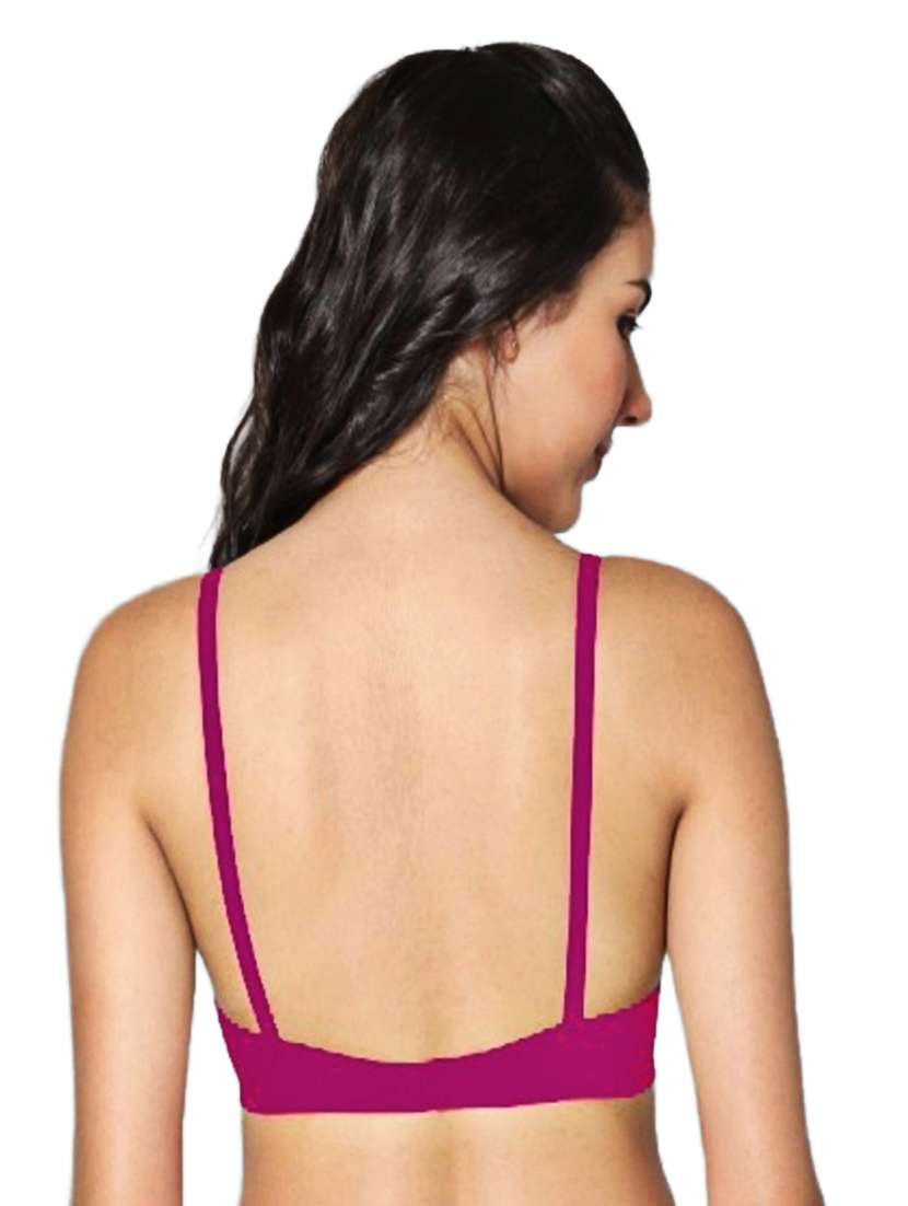 women pack of 2 solid non padded bra - 21990811 -  Standard Image - 5