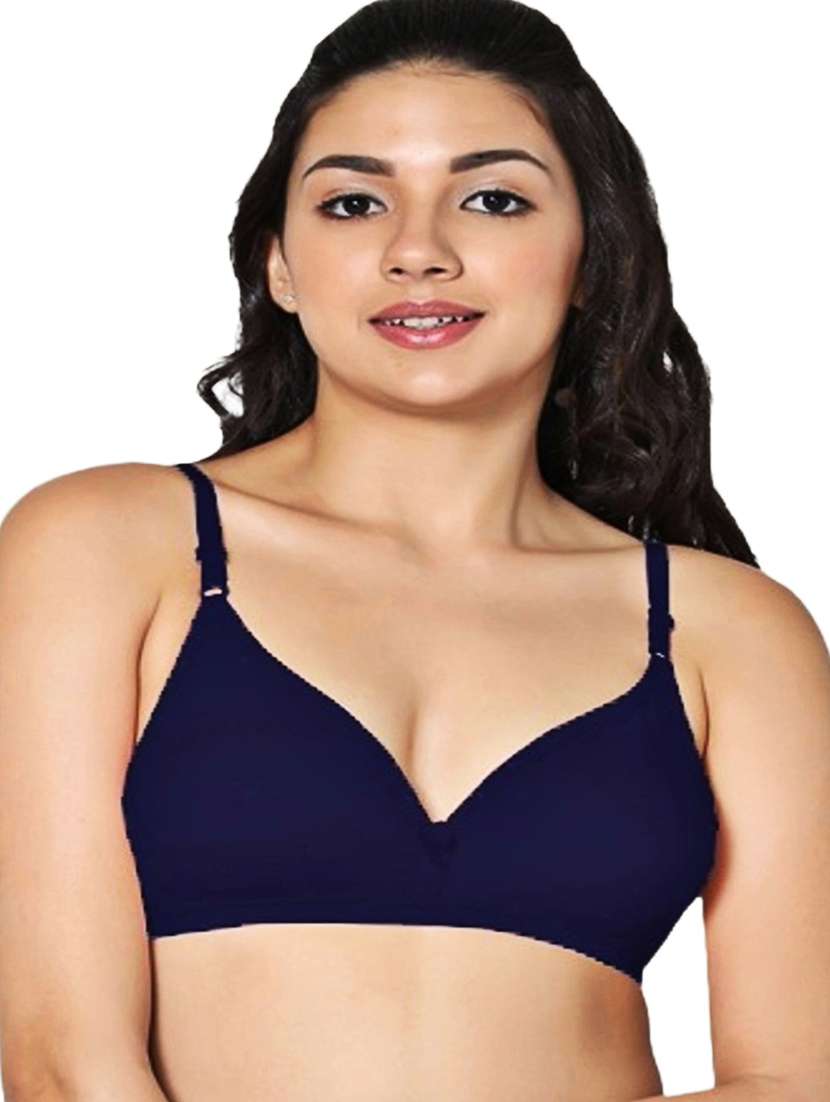 women pack of 2 solid non padded bra - 21990838 -  Standard Image - 3