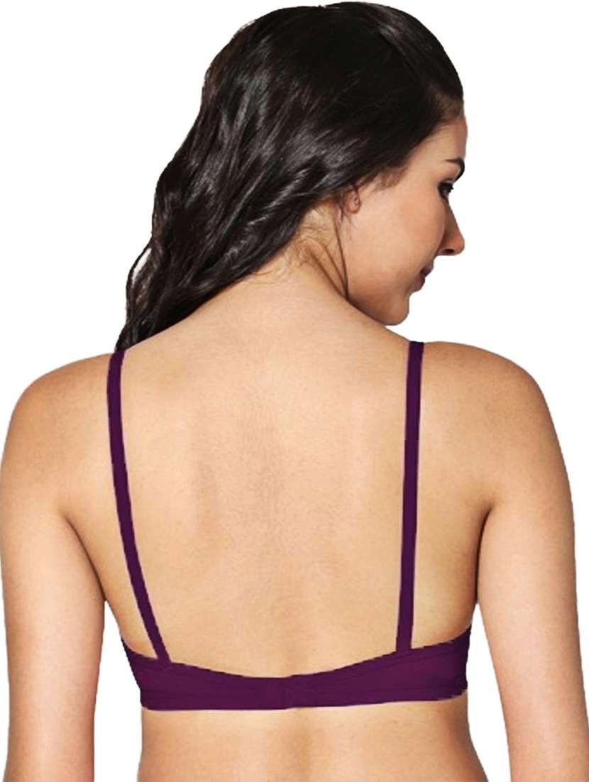 women pack of 2 solid non padded bra - 21990843 -  Standard Image - 5
