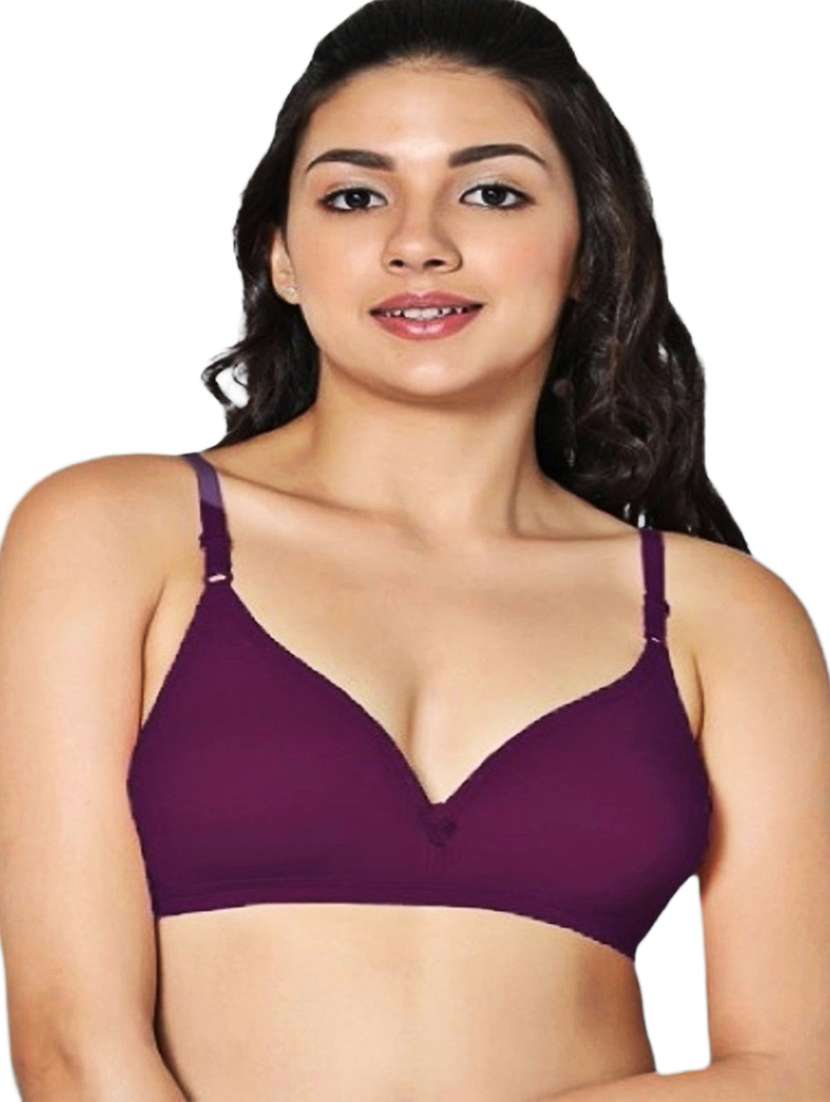 women pack of 2 solid non padded bra - 21990854 -  Standard Image - 3