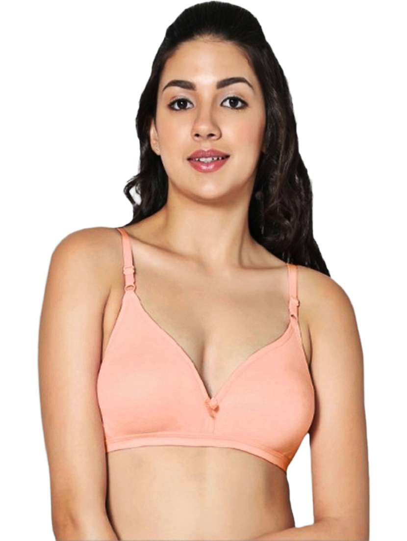 women pack of 2 solid non padded bra - 21990860 -  Standard Image - 3