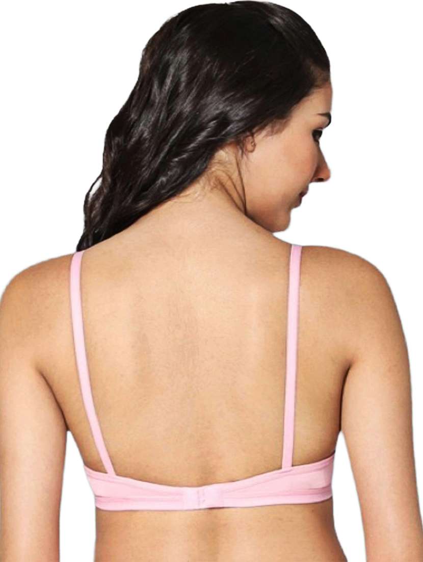 women pack of 2 solid non padded bra - 21990875 -  Standard Image - 3