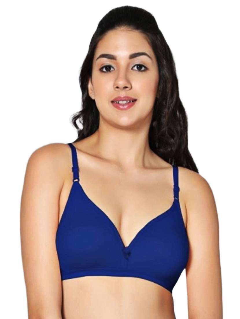 women pack of 2 solid non padded bra - 21990890 -  Standard Image - 3