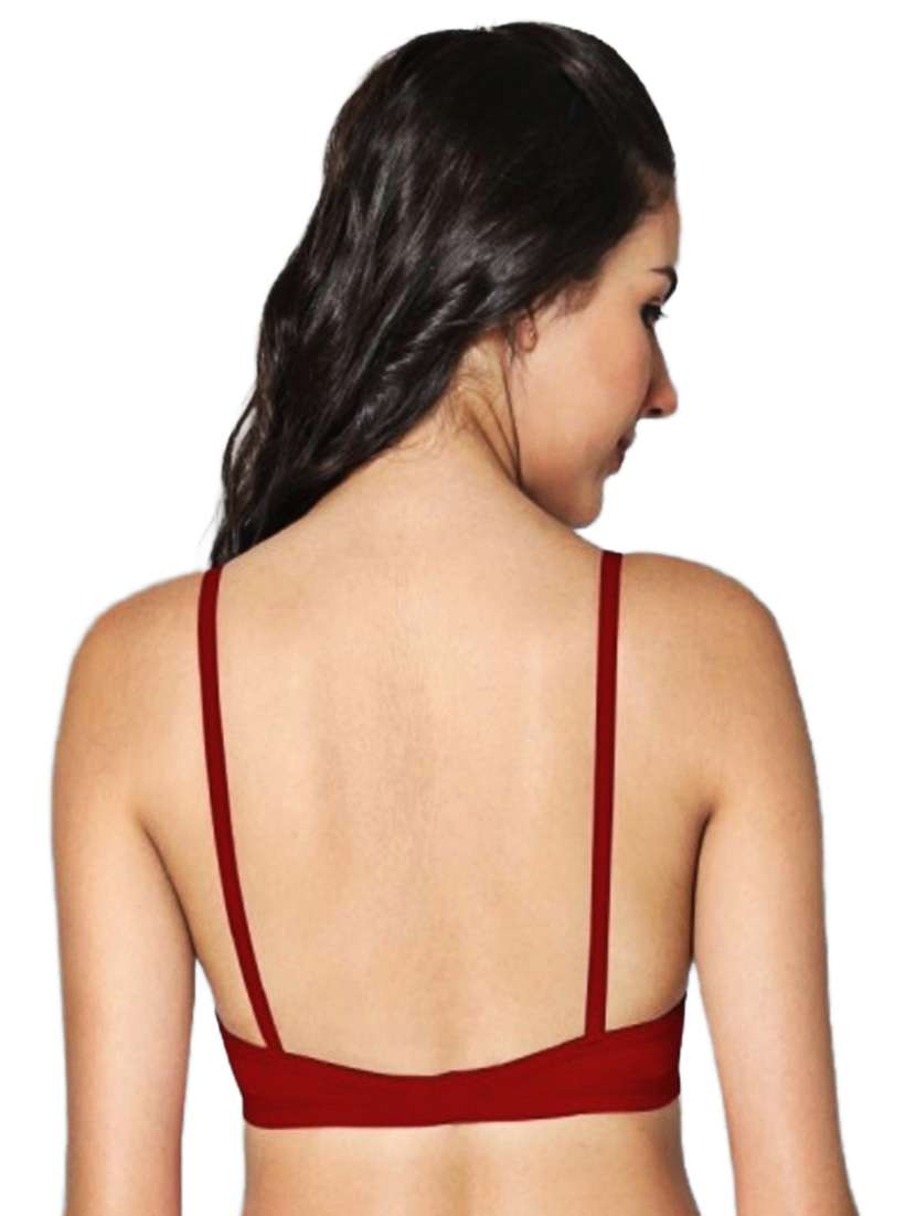 women pack of 2 solid non padded bra - 21990904 -  Standard Image - 5