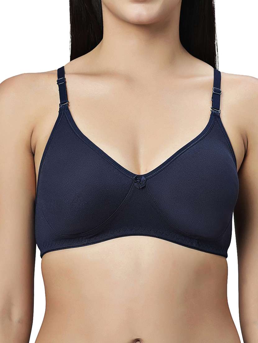 women pack of 2 solid lightly padded t-shirt bra - 21990939 -  Standard Image - 3
