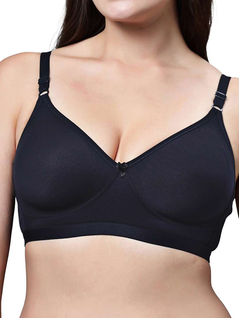 women pack of 2 solid non wired t-shirt bra - 21990987 -  Standard Image - 3