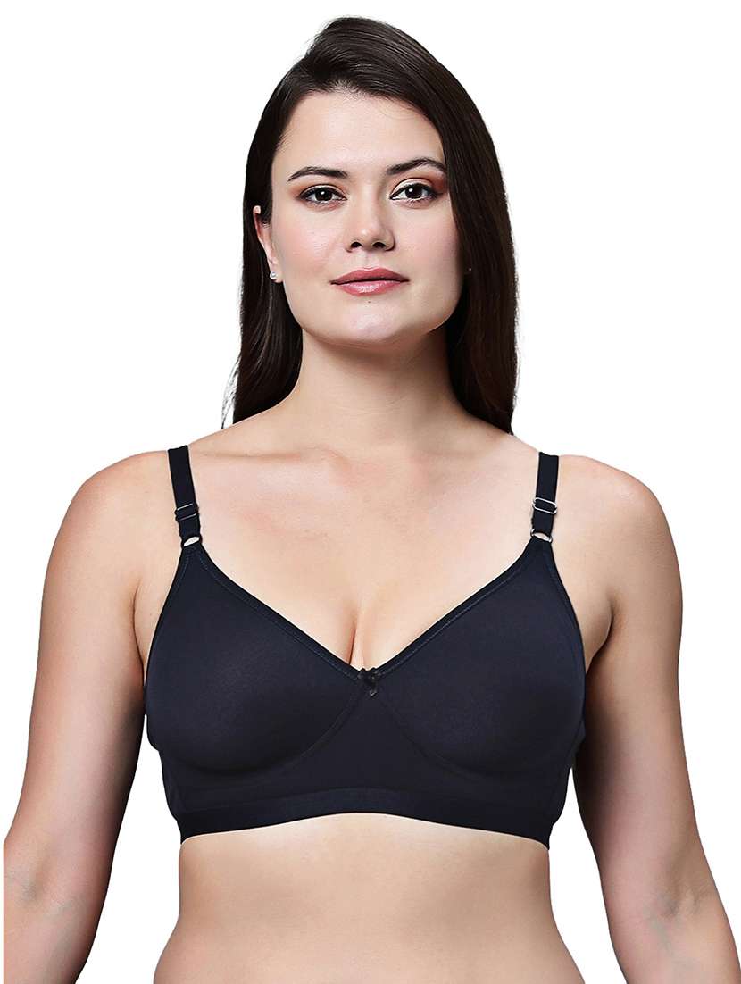 women black solid non wired t-shirt bra