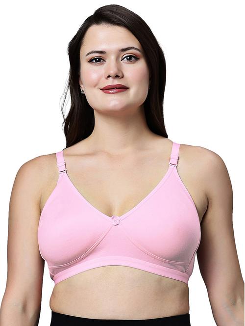 women pink non wired t-shirt bra - 21991065 - Standard Image - 0