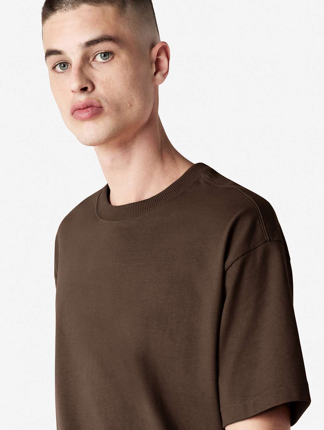 unisex solid short sleeve relaxed fit t-shirt - 21991183 - Standard Image - 3