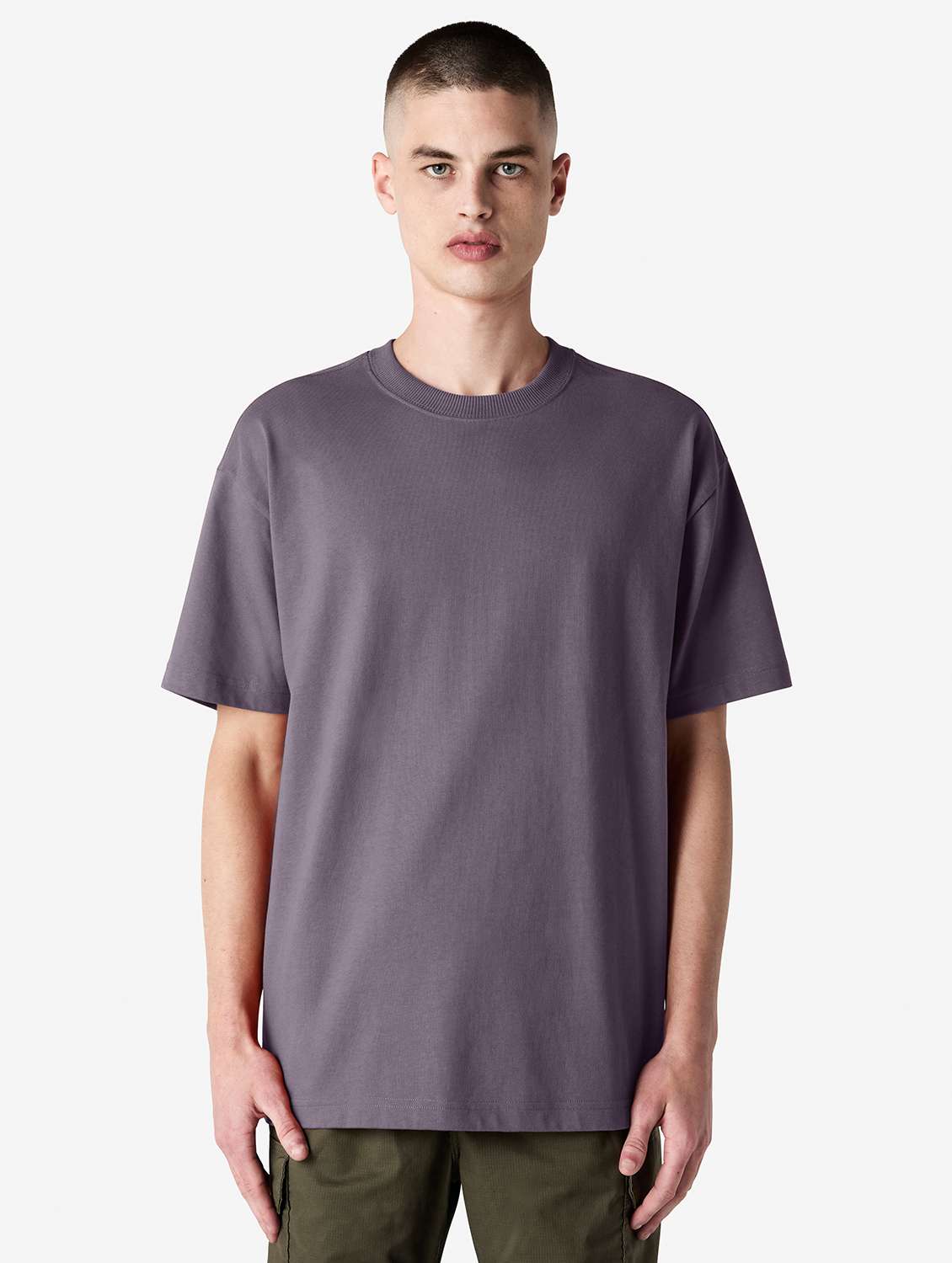 unisex solid short sleeve relaxed fit t-shirt