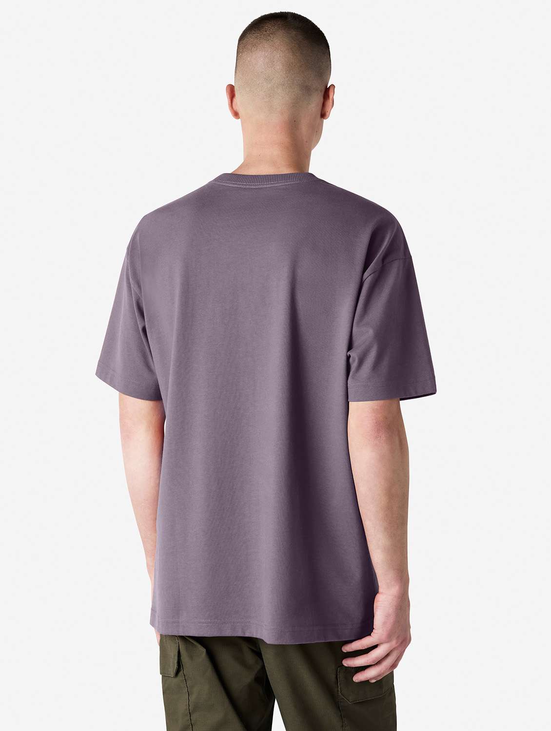 unisex solid short sleeve relaxed fit t-shirt - 21991186 -  Standard Image - 3