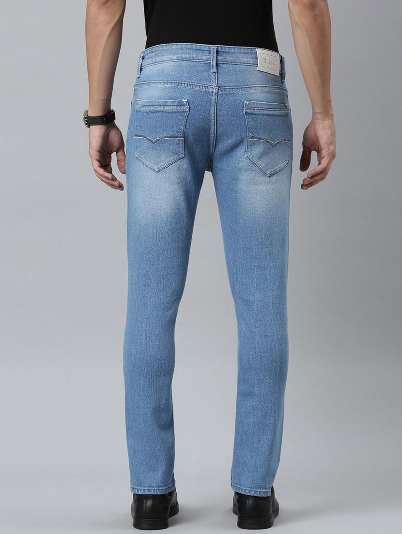 men washed mid rise full length jeans - 21991188 - Standard Image - 3