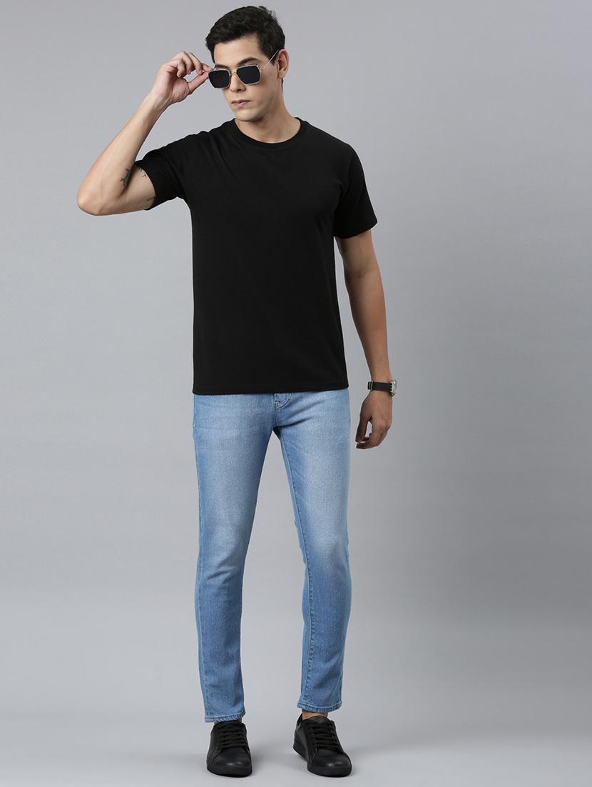 men washed mid rise full length jeans - 21991188 - Standard Image - 5