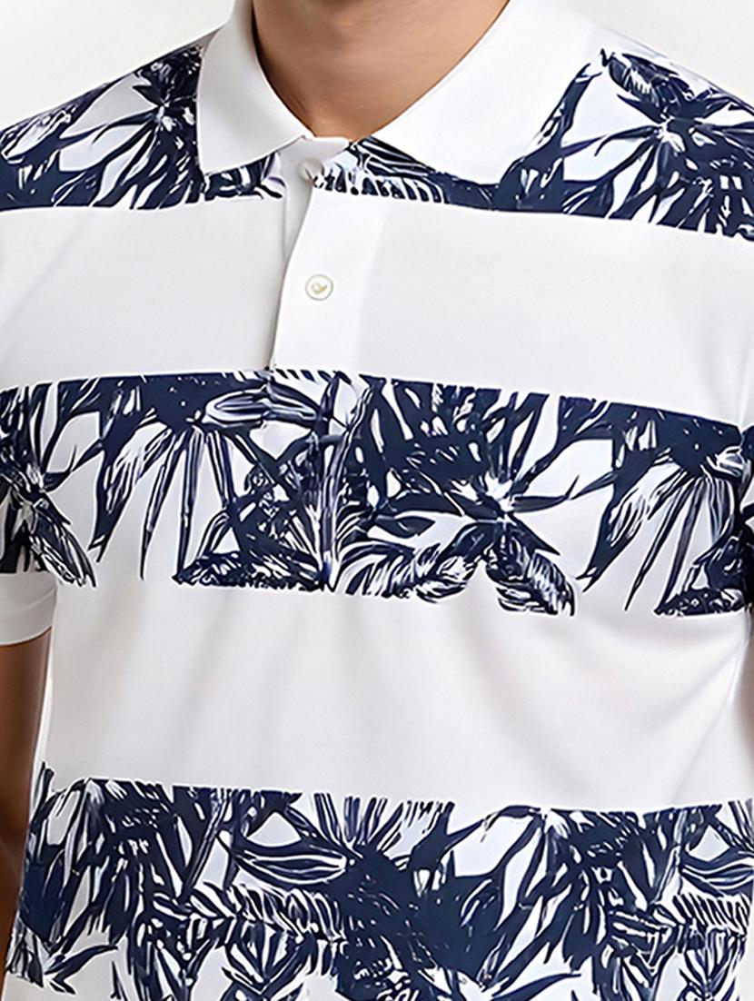 men printed short sleeve regular fit polo t-shirt - 21991621 - Standard Image - 3