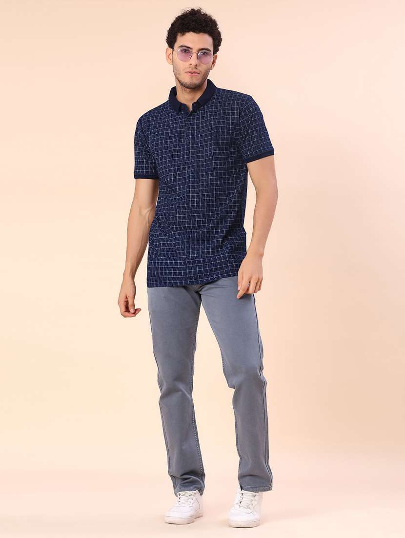 men printed short sleeve regular fit polo t-shirt - 21992055 -  Standard Image - 3