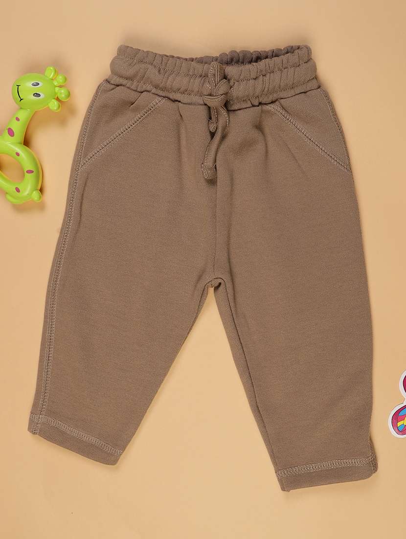 boys solid mid rise pyjama