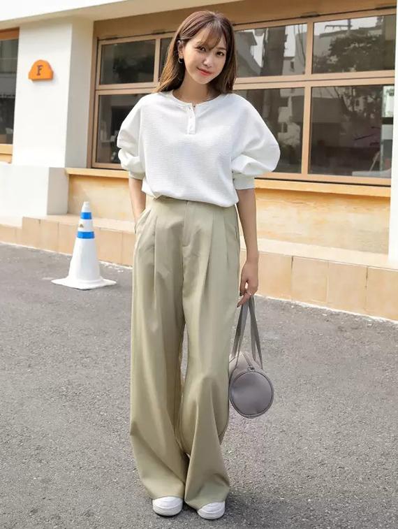women solid long sleeve loose fit winter top - 21992413 - Standard Image - 5