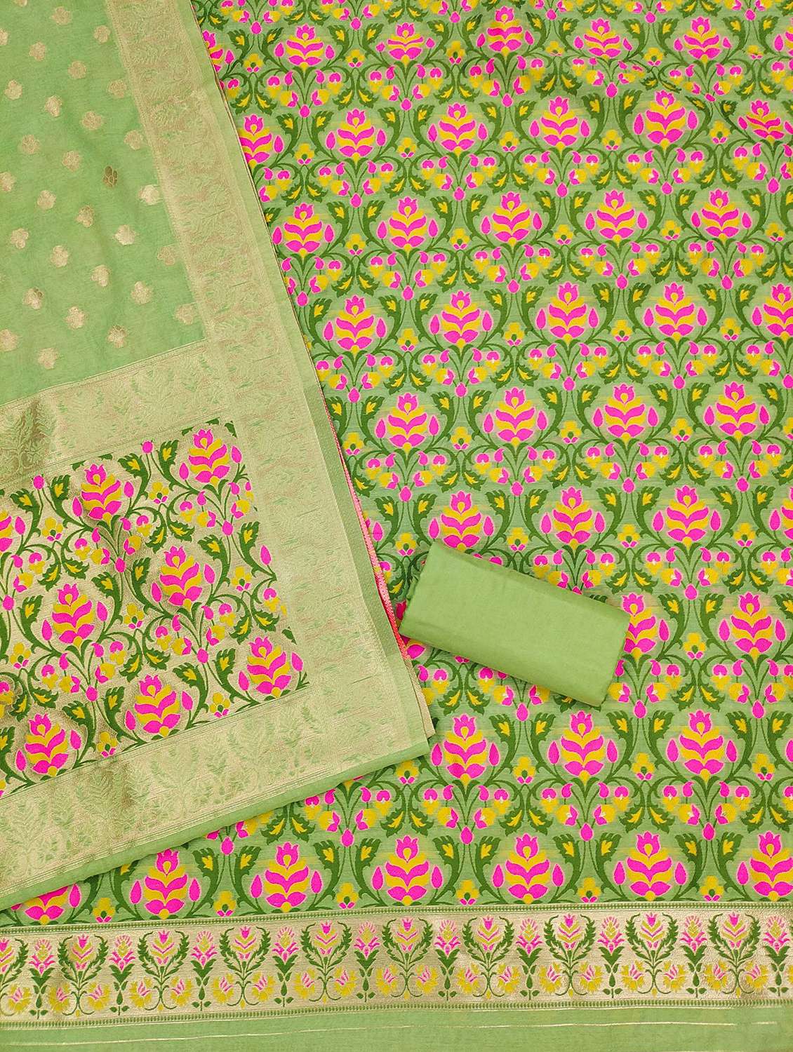 women self design unstitched suit set - 21993072 -  Standard Image - 3