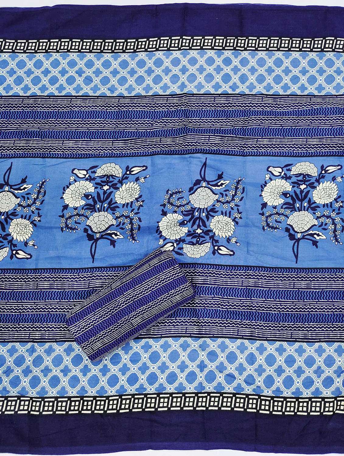 women floral printed unstitched suit set - 21993115 -  Standard Image - 3