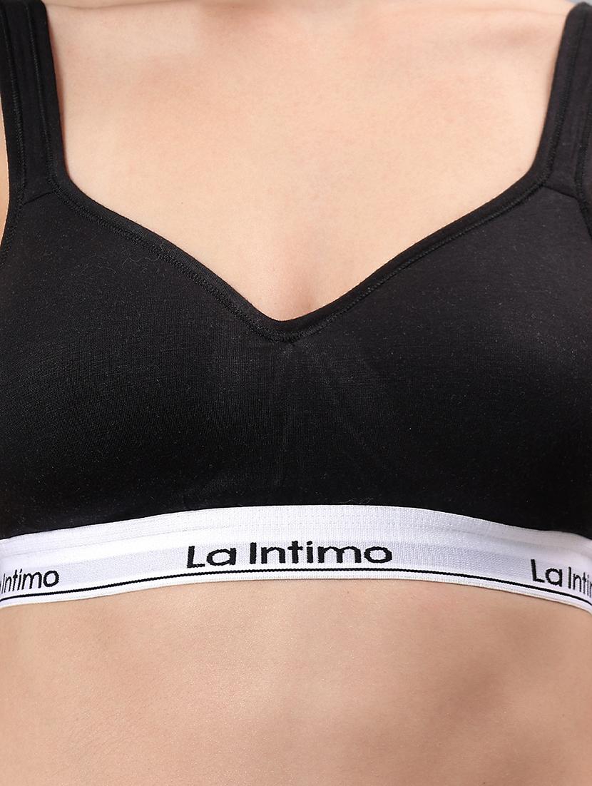 women solid lightly padded t-shirt bra - 21993130 - Standard Image - 5