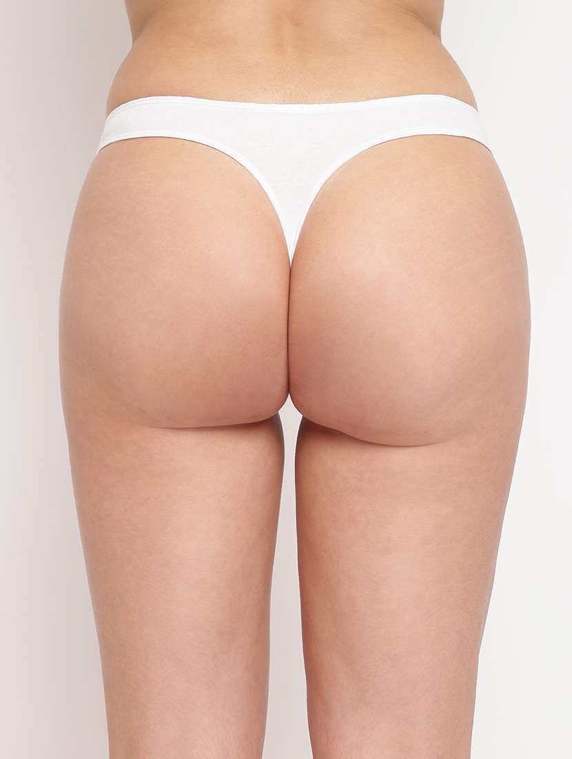 women pack of 3 solid low rise thongs panty - 21993211 -  Standard Image - 3