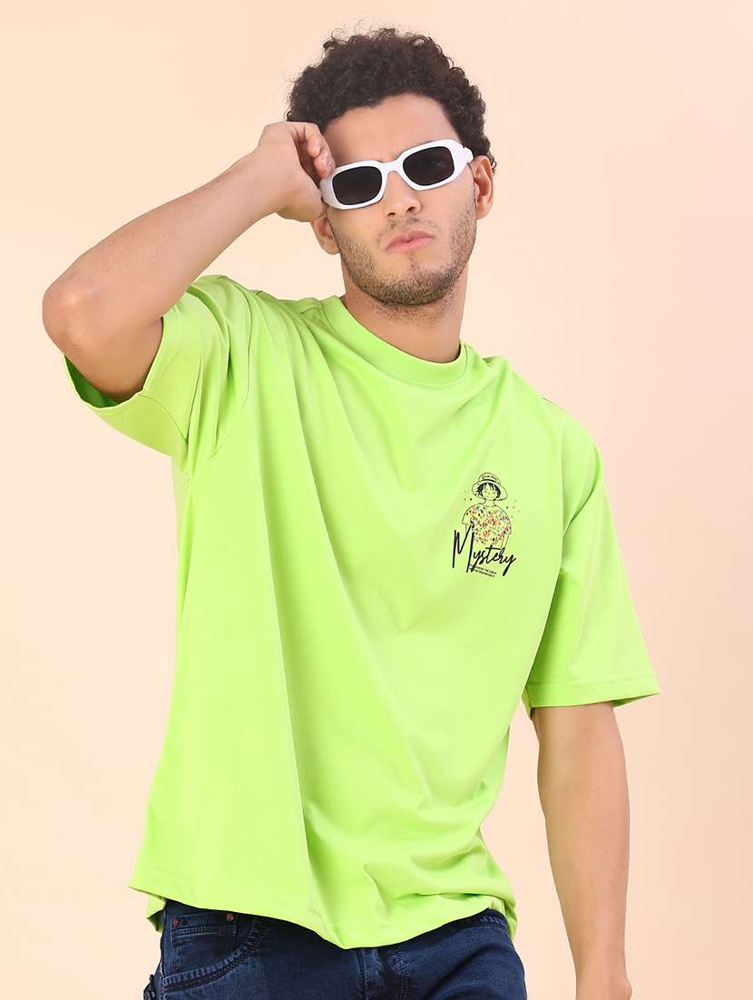 men back print short sleeve regular fit t-shirt