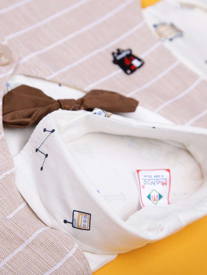 boys printed shirt & shorts casual wear set - 21993428 -  Standard Image - 5