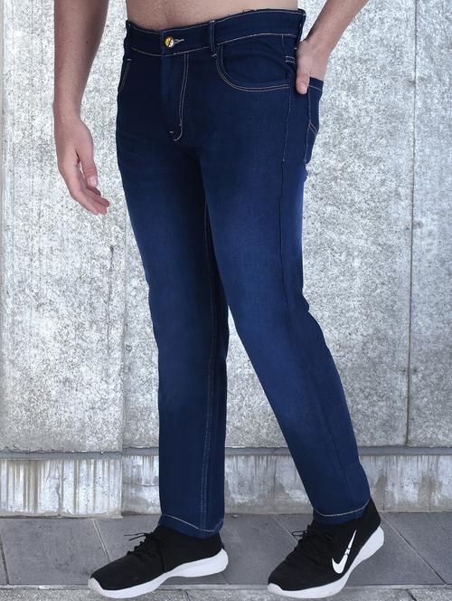 men washed mid rise slim fit jeans - 21993478 - Standard Image - 0