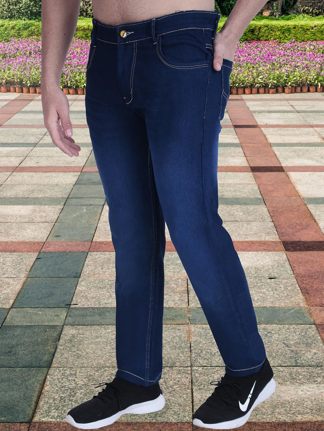 men washed mid rise slim fit jeans - 21993481 - Zoom Image - 0