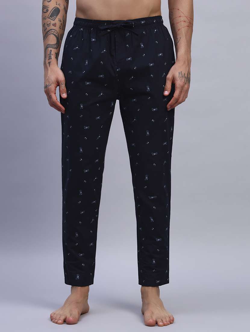 men printed mid rise regular fit pyjama  - 21993710 -  Zoom Image - 0