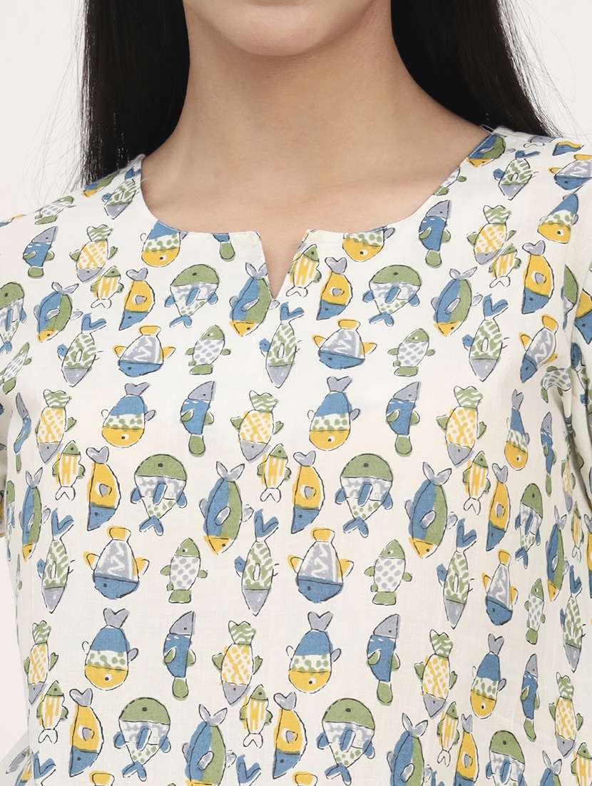 women printed nightwear pyjama set - 21993729 -  Standard Image - 5