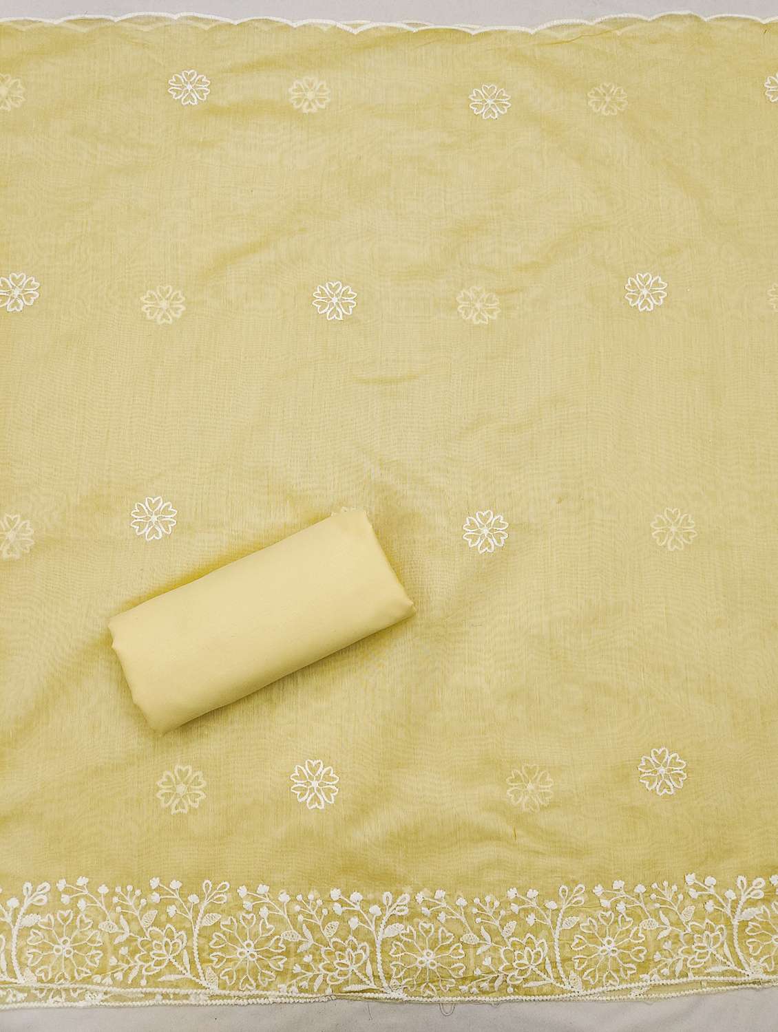 women embroidered unstitched suit set - 21993811 -  Standard Image - 3