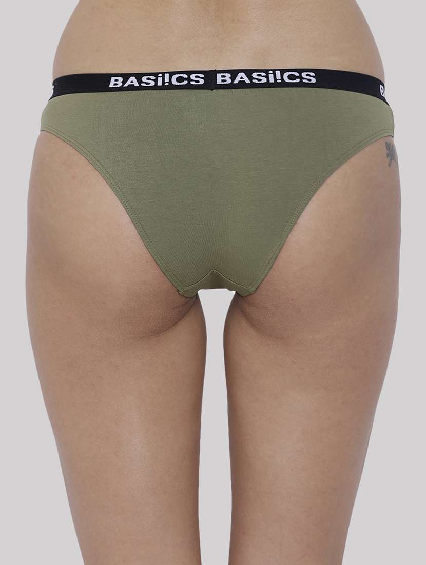 women pack of 5 solid low rise bikini panty - 21993855 - Standard Image - 3