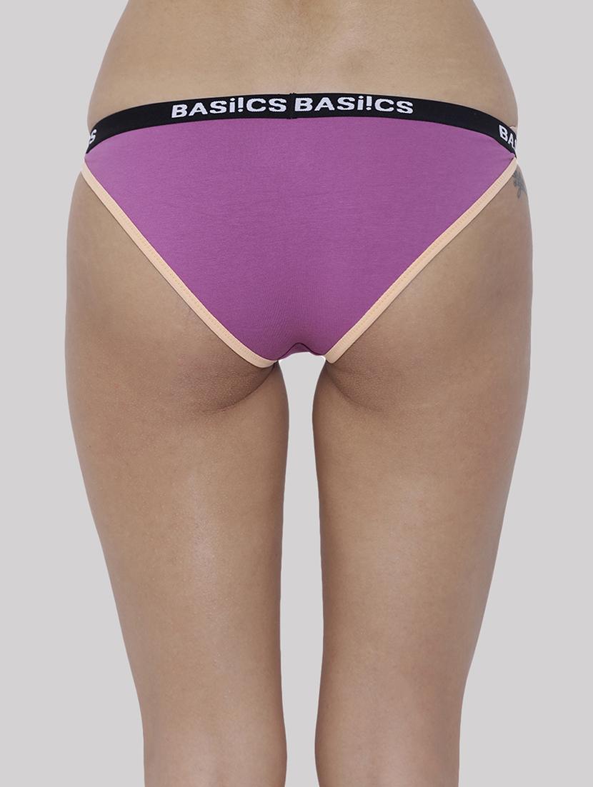 women pack of 8 solid low rise bikini panty - 21993858 - Standard Image - 3