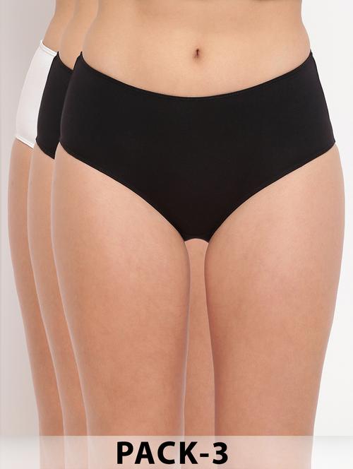 women pack of 3 solid mid rise hipster panty - 21993859 -  Standard Image - 0