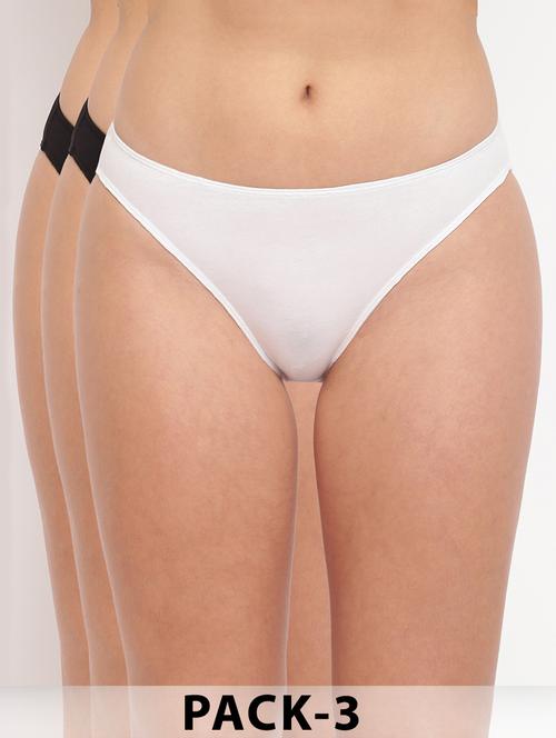 women pack of 3 solid low rise bikini panty - 21993862 -  Standard Image - 0