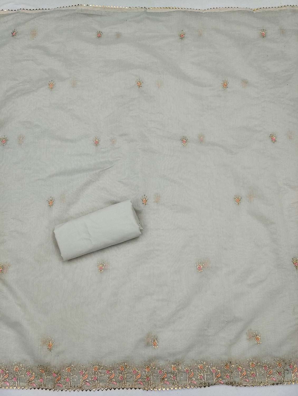 women embellished unstitched suit set - 21993868 -  Standard Image - 3