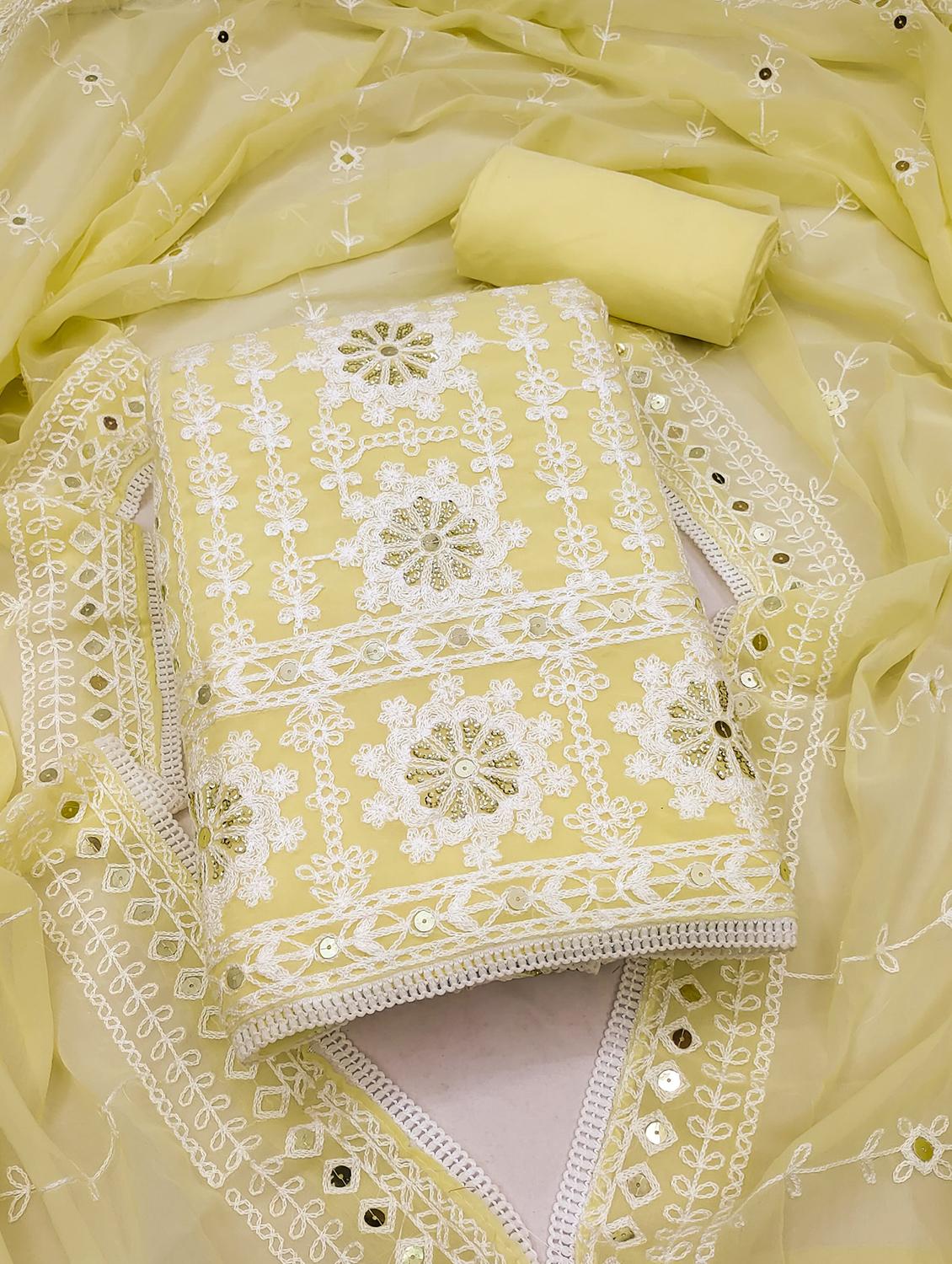 women embroidered unstitched suit set - 21993878 - Zoom Image - 0