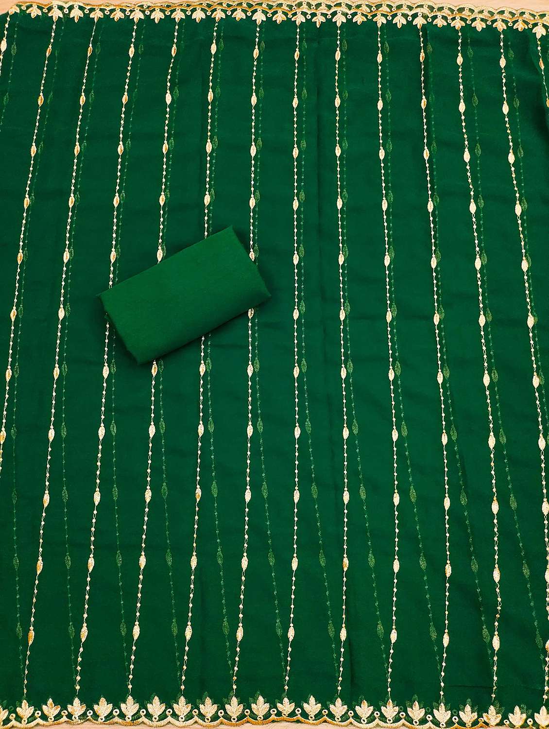 women embroidered unstitched suit set - 21993883 -  Standard Image - 3