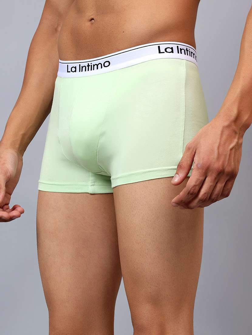 men solid mid rise trunks - 21993903 -  Standard Image - 3