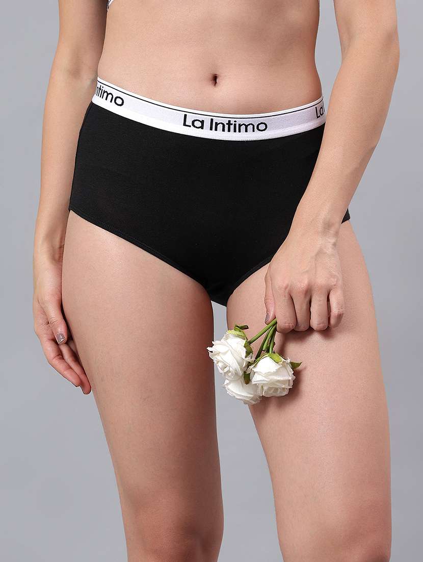 women solid mid rise hipster panty - 21993952 -  Standard Image - 3