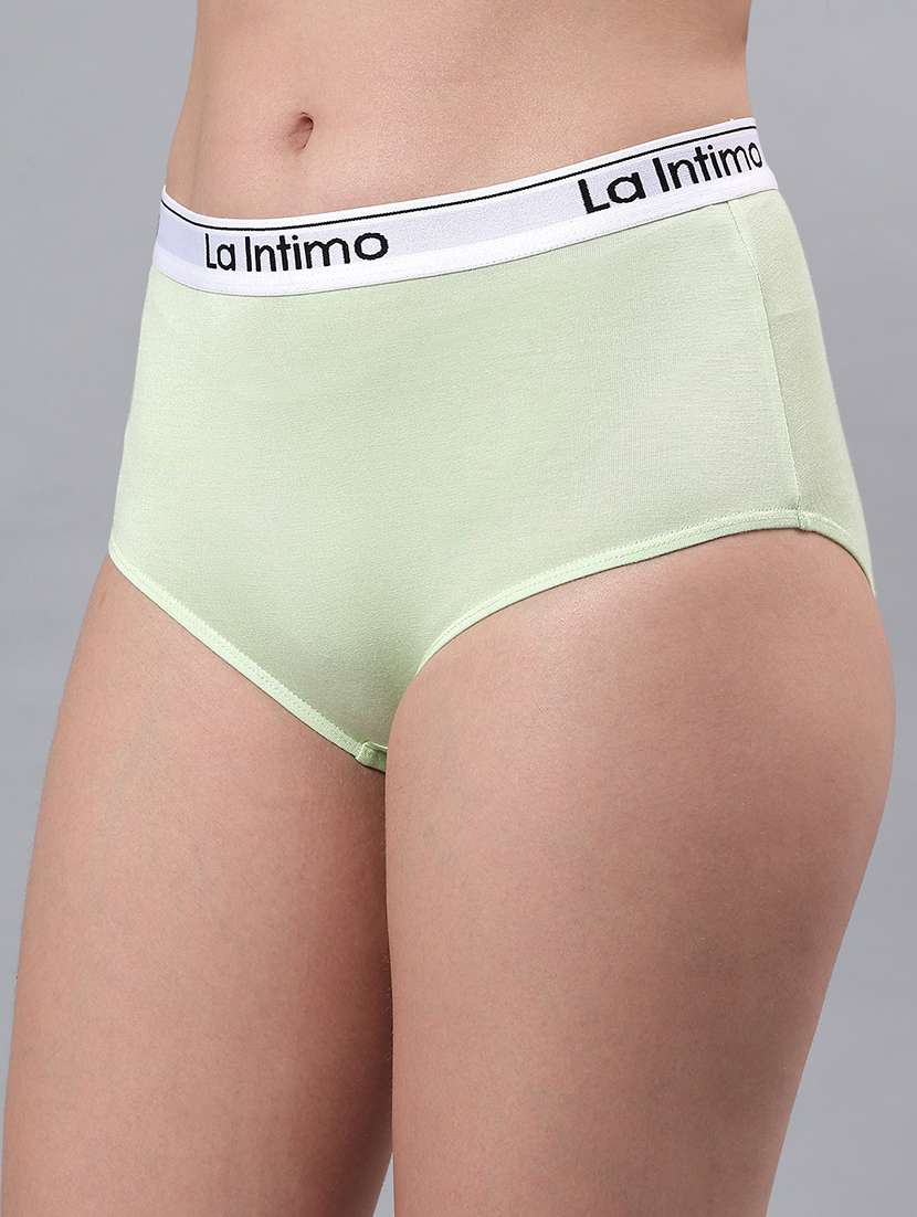 women solid mid rise hipster panty - 21993956 -  Standard Image - 3