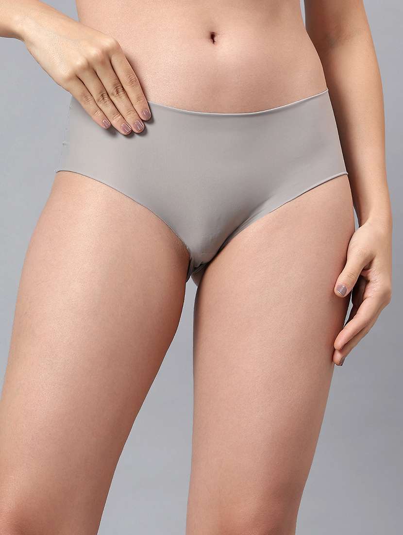 women solid low rise seamless hipster panty