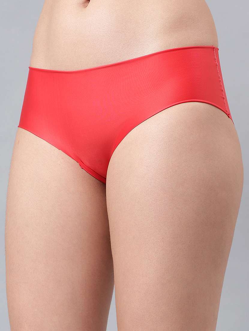 women solid low rise seamless hipster panty - 21993972 -  Standard Image - 3