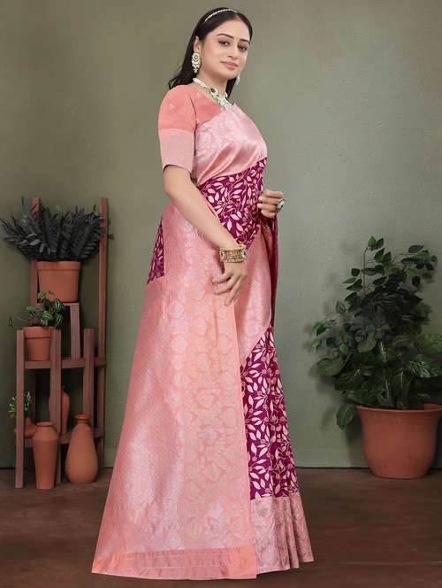 women self design banarasi saree with blouse - 21994511 -  Standard Image - 0